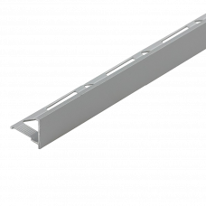 Уголок для плитки алюминий AL(LK) 12мм 2.50м CO серебристый матовый 
