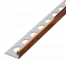 Уголок для плитки нержавеющая сталь 10мм 2.70м медь глянцевый