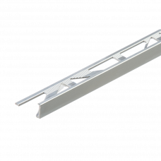 Уголок для плитки алюминий AL L 8мм 2,5м Al natural S