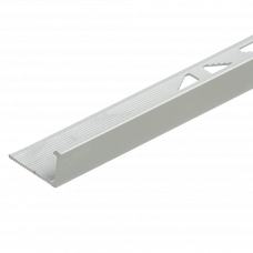 Угловой профиль L для плитки серебристый 2500x10мм
