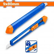 Нож с отламывающимся лезвием 9х80мм Wadfow WSK2902