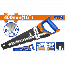 Ножовка по дереву 400мм Wadfow WHW1G16