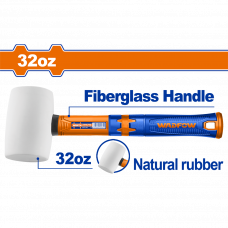 Киянка резиновая 900г Wadfow WHM7309