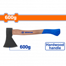 Топор 600г деревянная ручка Wadfow WMB6306