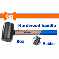 Киянка резиновая 220г деревянная ручка Wadfow WMB7301
