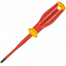 Отвертка обратимая диэлектрическая PH2/SL6 100мм 1000V Hoegert HT1S974-1