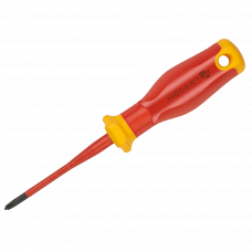 Отвертка обратимая диэлектрическая PH1/SL5 80мм 1000V Hoegert HT1S973-1