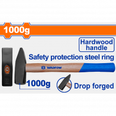 Молоток слесарный 1кг деревянная ручка Wadfow WMB1310
