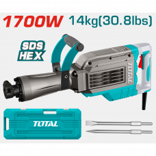 Молоток отбойный SDS-Hex 1700Вт 60J Total TH217088