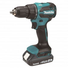 Дрель-шуруповерт ударная с аккумулятором 18.0В 2.0Aч Makita DHP490WVE