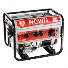 Генератор бензиновый 5.5kW Ресанта БГ6500П