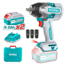 Шуруповерт ударная с аккумулятором 20.0В 4.0Aч 850Нм Total Brushless TIWLI2085