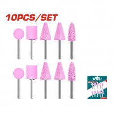 Набор аксессуаров для шлифмашины прямой 10шт. Total TAKB1012