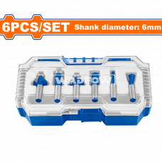 Набор фрез по дереву 6шт. Wadfow WRKSR0106