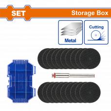 Набор аксессуаров для шлифмашины прямой 25шт. Wadfow WRR3021