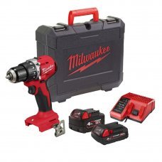 Дрель-шуруповерт ударная с аккумулятором 18.0В 4.0Aч Brushless Milwaukee M18 BLPDRC-422C