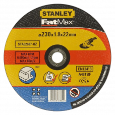 Диск отрезной по металлу 230x1.8x22.23мм Stanley STA32687