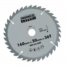 Диск пильный 160х20мм T36 Modeco MN-65-820