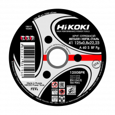Диск отрезной по металлу 125мм Hikoki А60S 