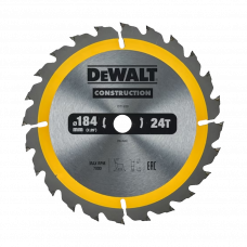 Диск пильный по дереву 184x16.0мм T24 DT1939-QZ
