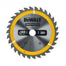 Диск пильный по дереву 165x20.0мм T30 DT1935-QZ