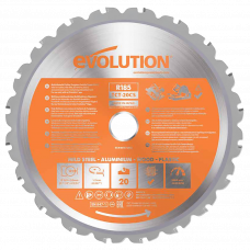 Диск пильный универсальный 185x1.7x20.0мм T20 Evolution R185TCT-20CSMS