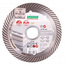 Диск алмазный турбо 115x1.4x10x22.23мм Distar Gres Master