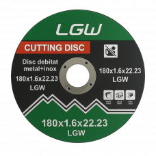 Диск отрезной металл 180x1.6x22.23мм LGW