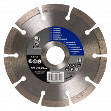 Диск алмазный сегментный 125x2.0x22.23мм Atlas Uni