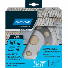 Диск алмазный шлифовальный 125х22.23мм Norton Universal Segment