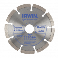Диск алмазный сегментный 125x22.23мм Irwin IW8087104