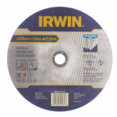 Диск отрезной по металлу/нержавеющей стали 230х1.8х22.23мм Irwin IW8082126