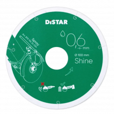Диск алмазный сплошной 101x0.6x22.23мм Distar Shine