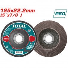 Диск лепестковый конический 125x22.2мм P60 Total TAC6312560