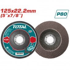 Диск лепестковый конический 125x22.2мм P80 Total TAC6312580