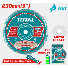 Диск алмазный turbo 230x2.2x22.23мм Total TAC062301