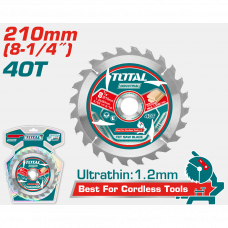 Диск пильный 210x25.4мм T40 Total TAC2332103
