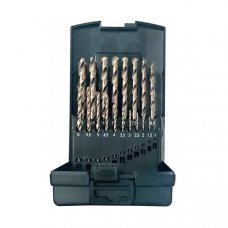 Набор сверл по металлу HSS-CO 1-10мм 19шт 
