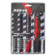 Набор сверл по дереву 10-25мм 5шт. Raider 157799