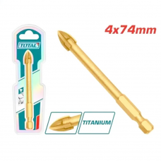 Сверло по керамике 4х74мм Hex Total TACG210412