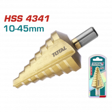 Сверло по металлу ступенчатое D10-45мм Hss Total TAC75104501