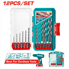 Set burghie metal 12buc. 1-10mm Total TACSDL11206