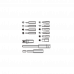 Набор отвертка с битами TACSD30556 55шт.