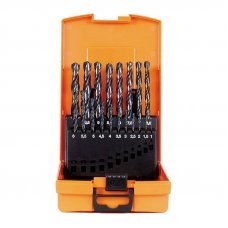 Сверла по металлу HSS-R 1-10мм 19шт