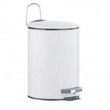 Ведро для мусора с педалью белый 3л