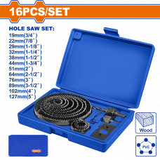 Набор коронок 19-127мм Wadfow WKJ4416 16шт.