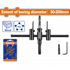 Коронка 30-200мм дерево/ПВХ Wadfow WKJ9K02
