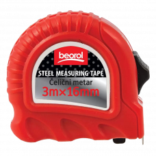 Рулетка с фиксатором 3м