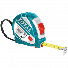 Рулетка с фиксатором 25мм 10м Total TMT126101M
