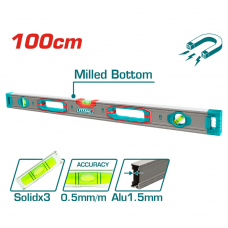 Уровень магнитный 3 глазка 100см TOTAL TMT210028M